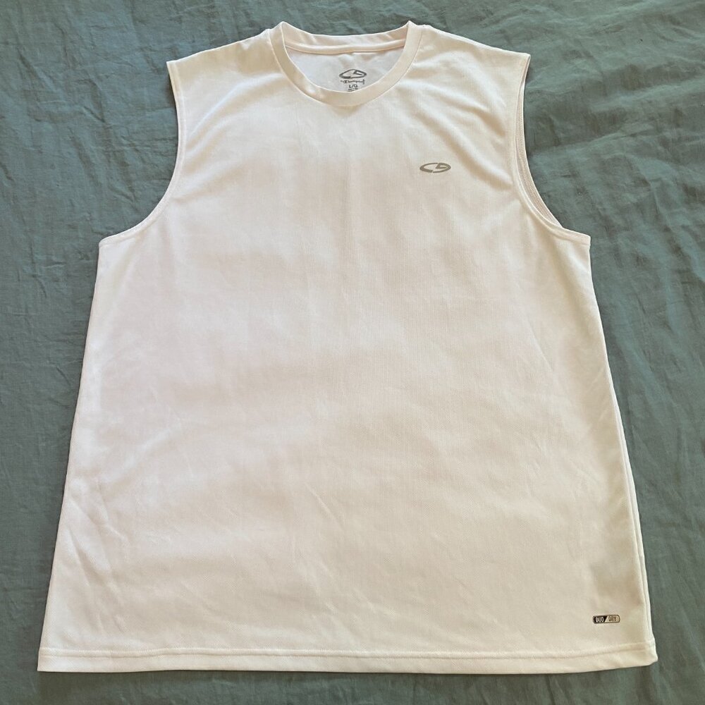 Champion Duo Dry Sleeveless Tank Top Size Large